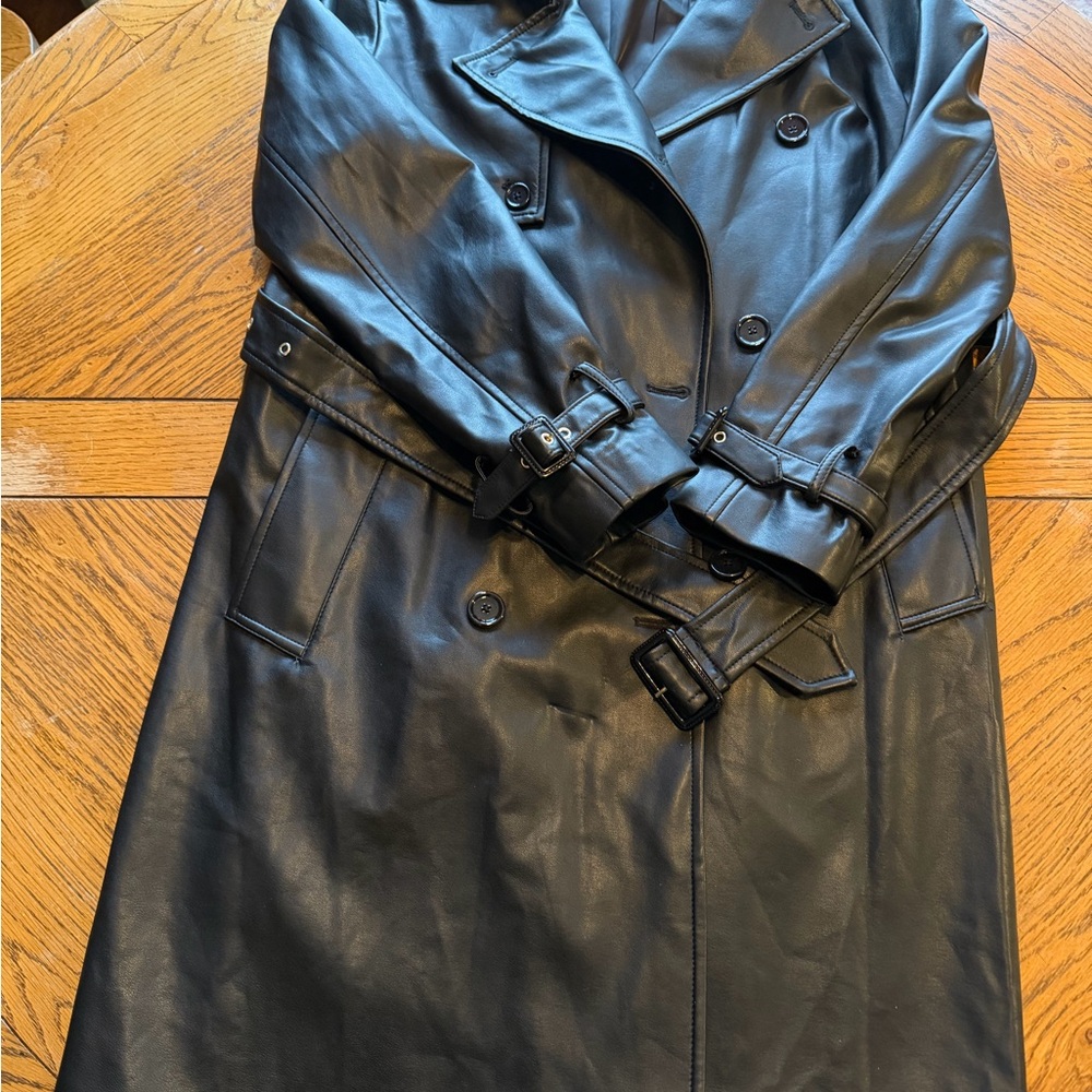 Stylish Black Trench Coat